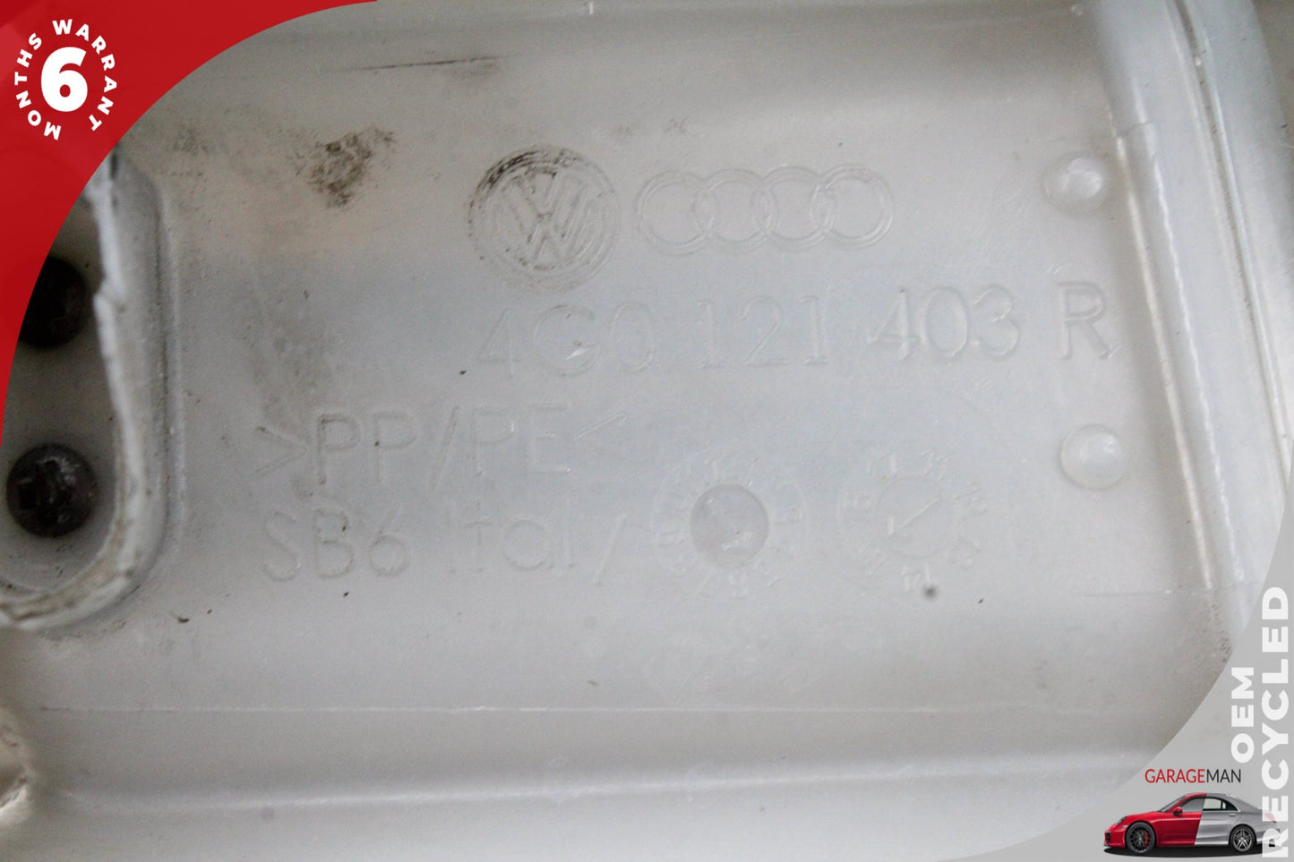2012-2018 Audi A7 Radiator Coolant Overflow Reservoir Bottle Tank 4G0121403R OEM