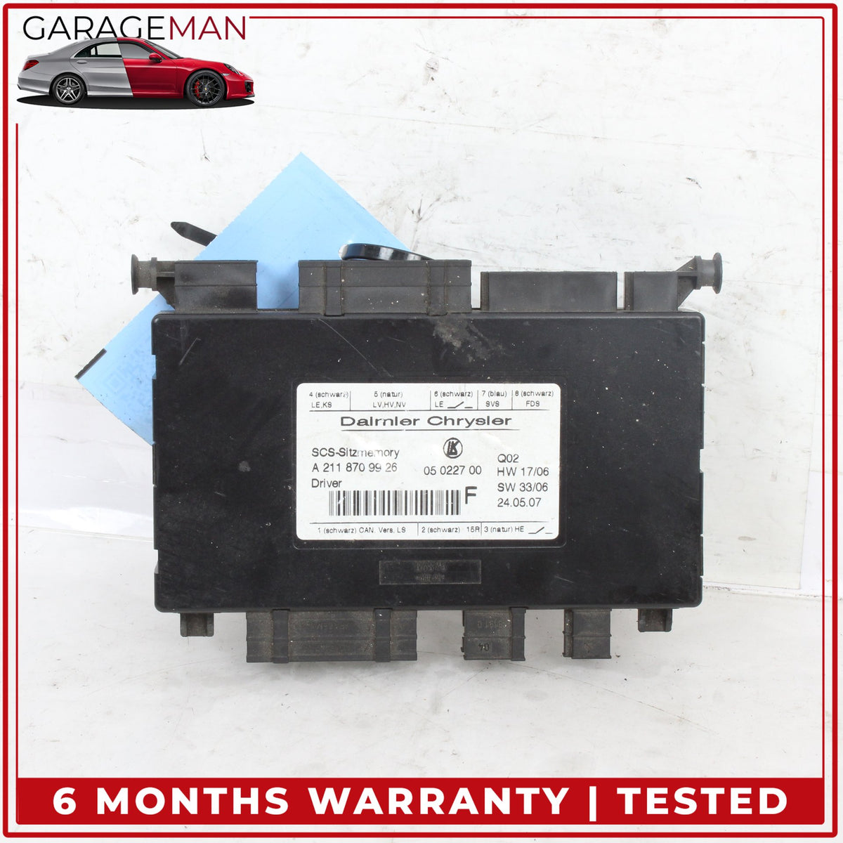 2003-2012 Mercedes W164 ML350 Front Left Seat Control Module 2118700526 OEM