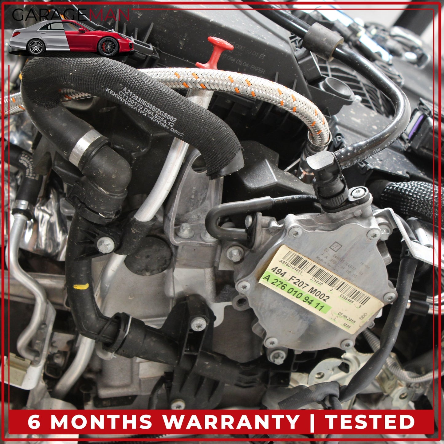 2015-2020 Mercedes W207 E400 M276 RWD 3L Engine Motor Assembly OEM 188K