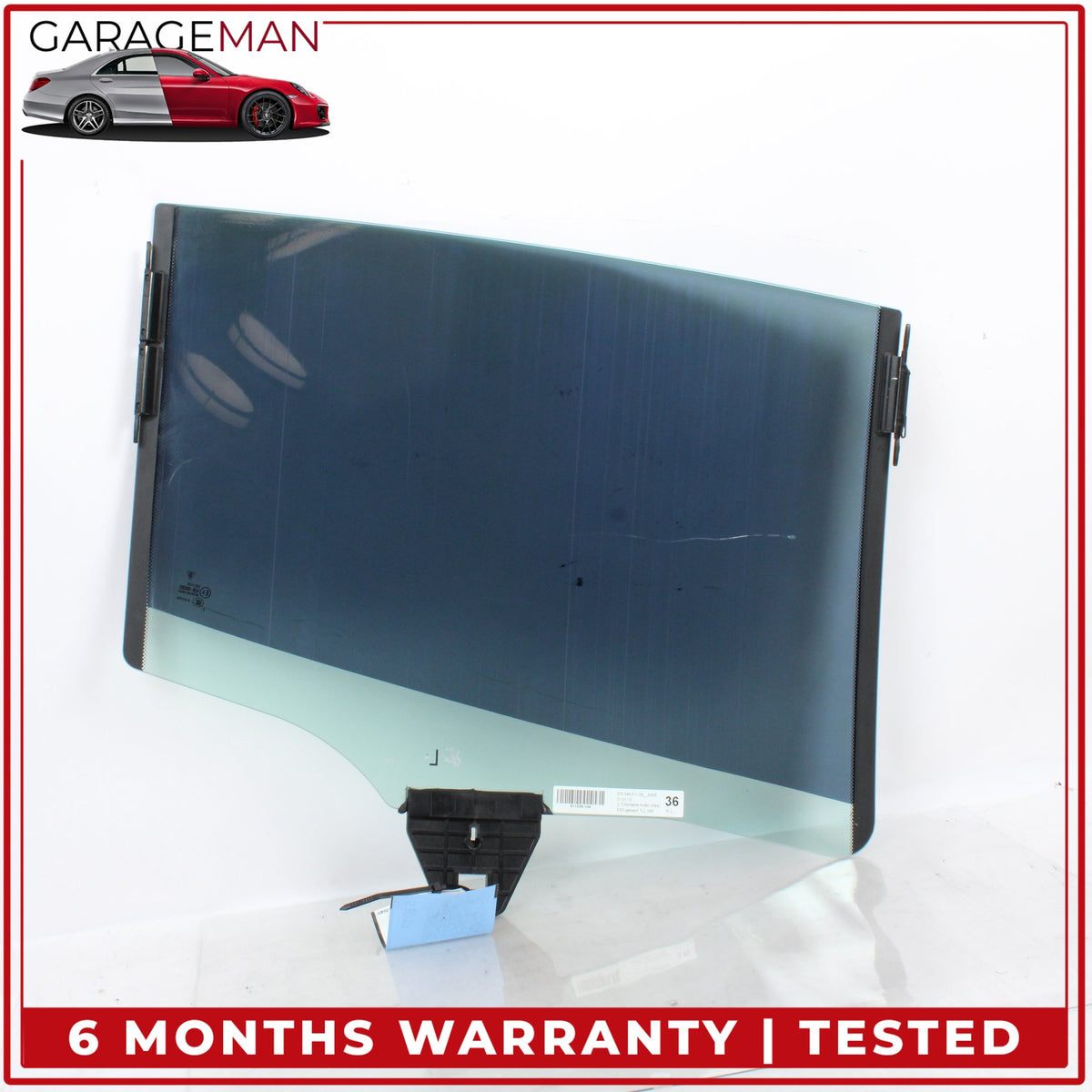 2010-2016 Porsche Panamera 970 Rear Left Driver Side Door Window Glass OEM