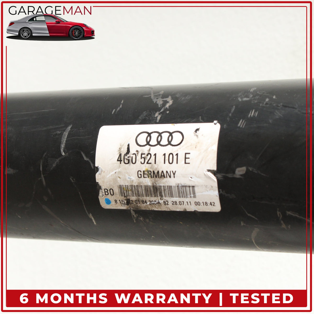 2012-2018 Audi A7 AWD Rear Propeller Driveshaft Drive Shaft 4G0521101E OEM