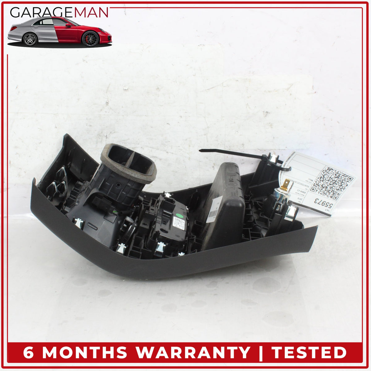 2018-2024 BMW X3 X4 Rear Center Console A/C Air Vent Climate Control Panel OEM