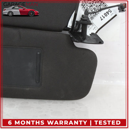 2007-2015 Audi Q7 4L SUV Front Left and Right Side Sun Visor Black 4L0857552 OEM