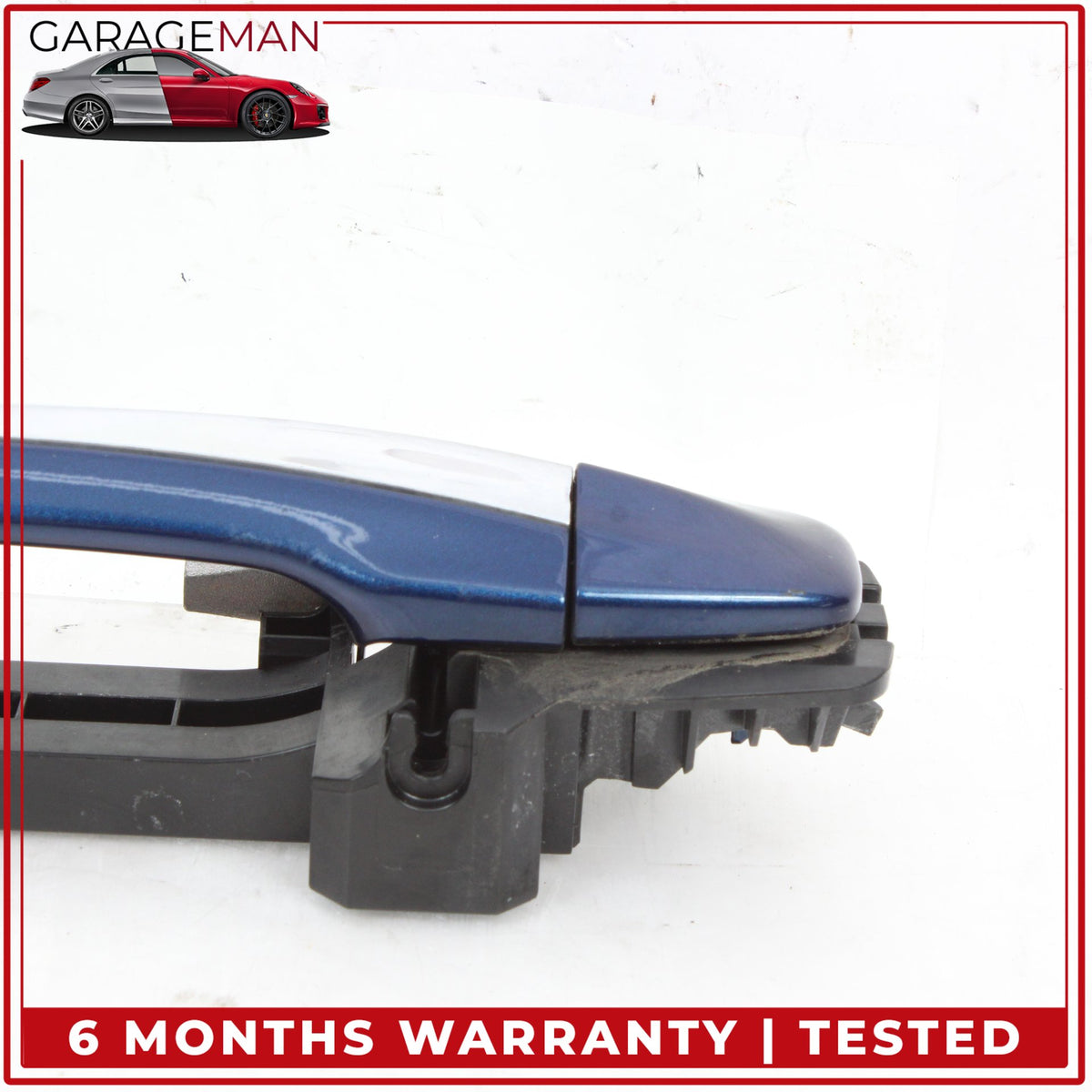 2014-2024 Infiniti Q50 V37 Rear Left Driver Side Exterior Door Handle Blue OEM