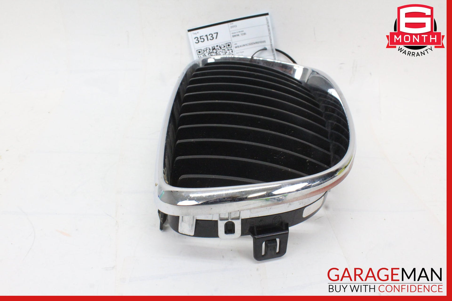 2008-2013 BMW 128i E82 E88 Front Right Side Bumper Kidney Grille 7166440 OEM