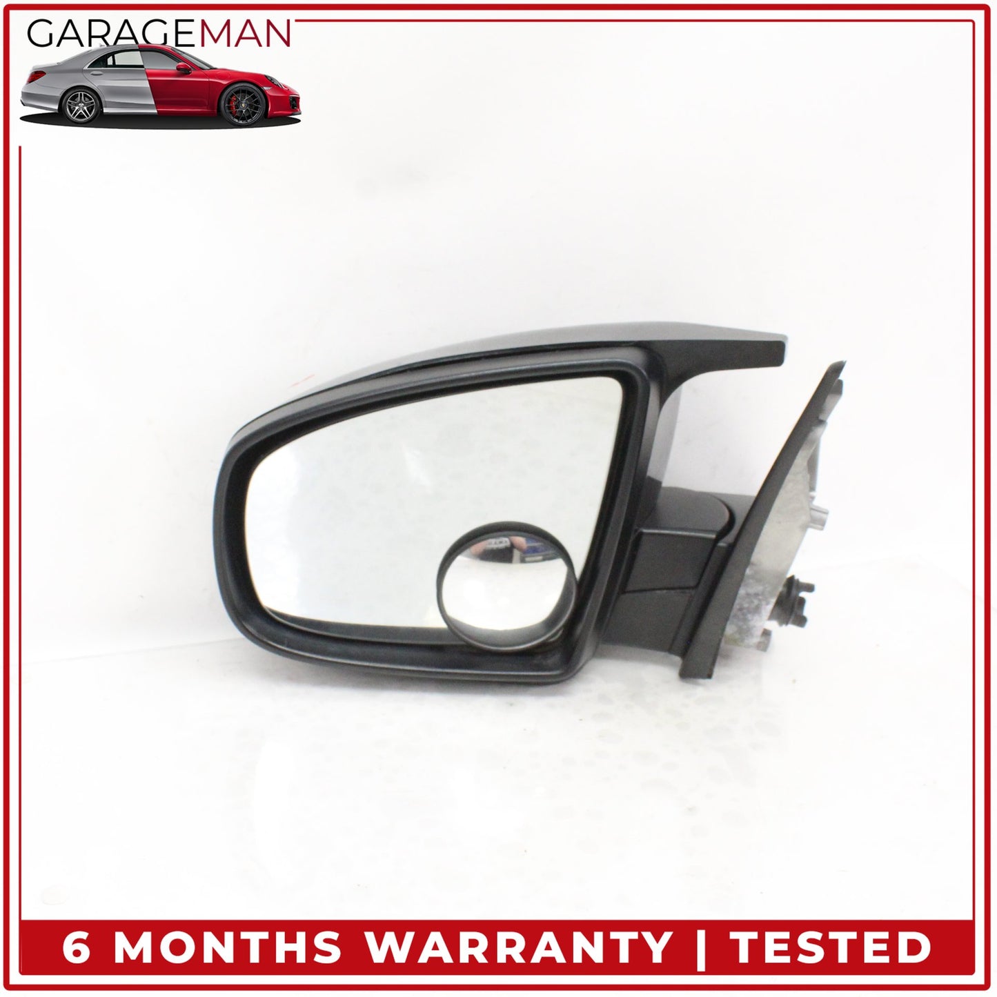 2007-2013 BMW X5 E70 Front Left Driver Side Door Rear View Mirror Black OEM