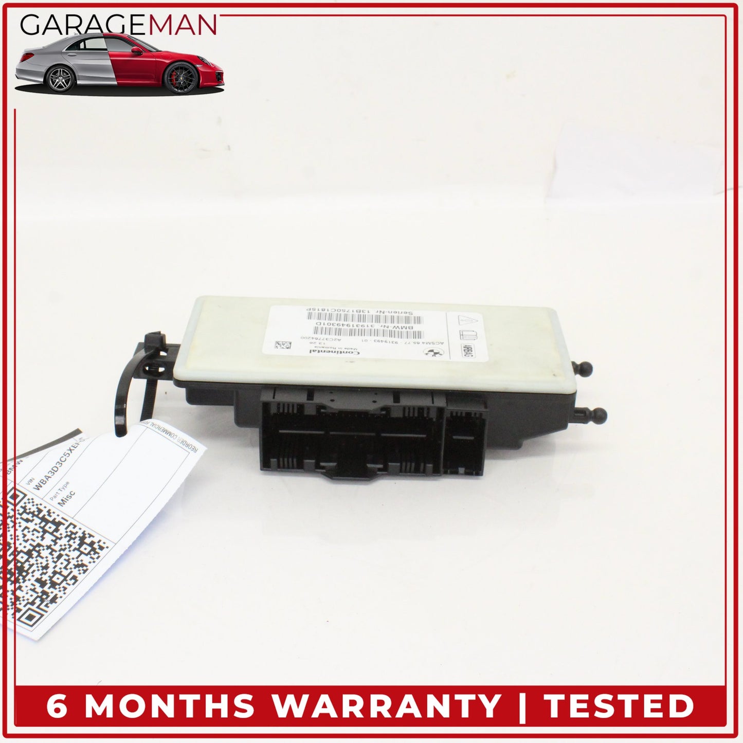 2012-2018 BMW 328d RWD Crash Impact Safety Sensor Control Module Unit 1949301