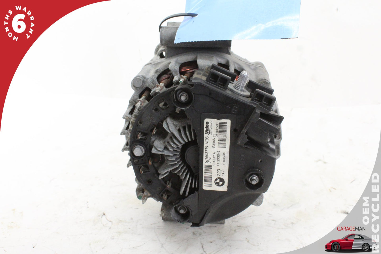 2012-2016 BMW 550i F10 RWD Engine Motor Generator Alternator 7603779