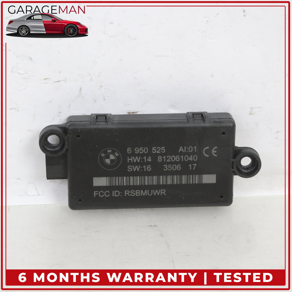 2004-2010 BMW 650i E64 DWA Alarm System Control Module Set of 2 6950525 OEM