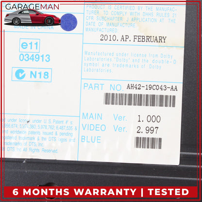 2010-2012 LR Range Rover L322 CD DVD Disc Changer Player AH4219C043AA OEM