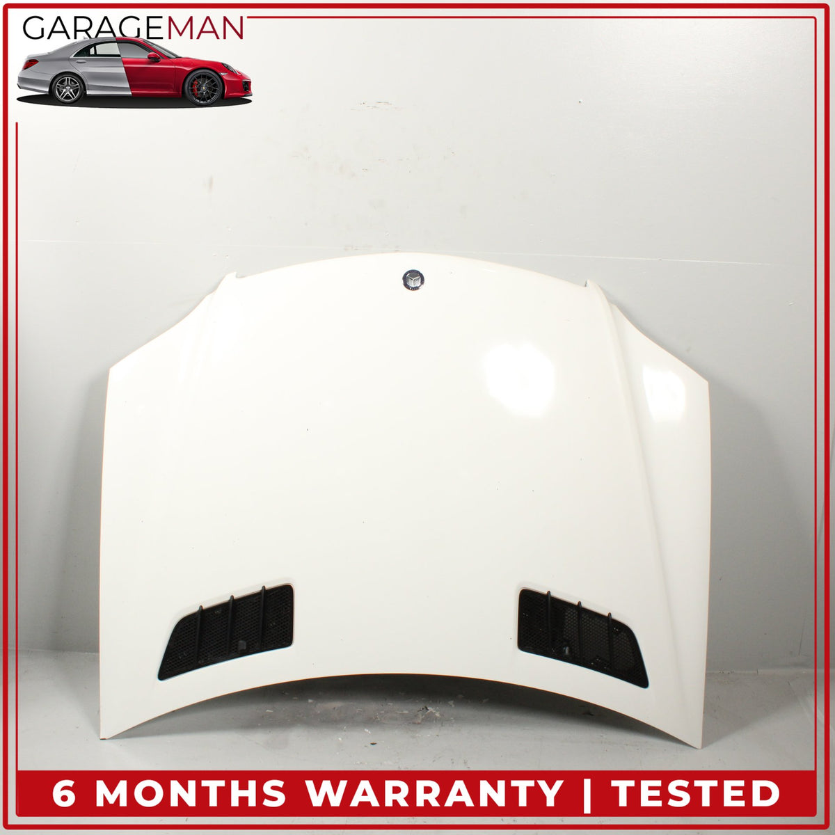 2006-2011 Mercedes W164 ML350 ML550 Front Hood Bonnet Panel White 1648800057 OEM