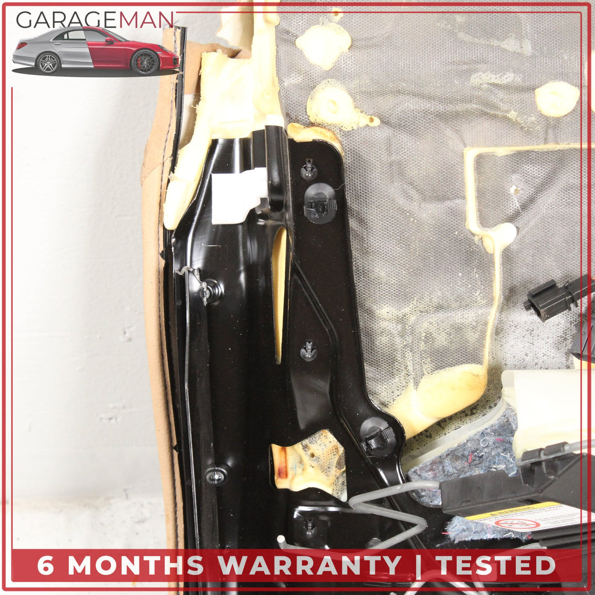 2010-2016 Porsche Panamera 970 Front Right Lower Bottom Seat Cushion Beige OEM