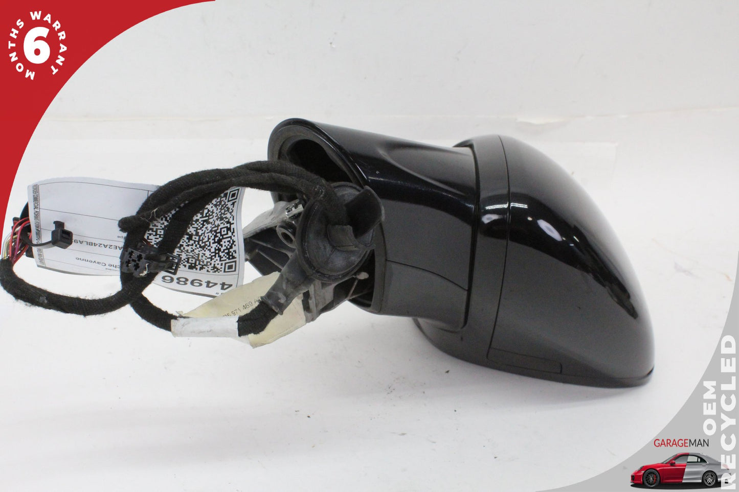 2011-2014 Porsche Cayenne 958 Front Right Side Door Rear View Mirror Black OEM
