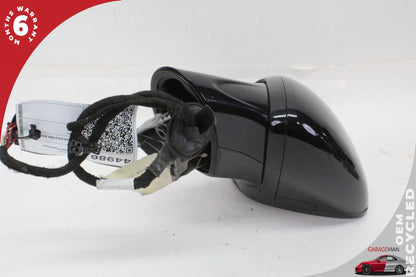 2011-2014 Porsche Cayenne 958 Front Right Side Door Rear View Mirror Black OEM