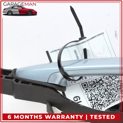 2012-2018 BMW 320i Front Right Exterior Door Handle Liquid Blue Metallic OEM