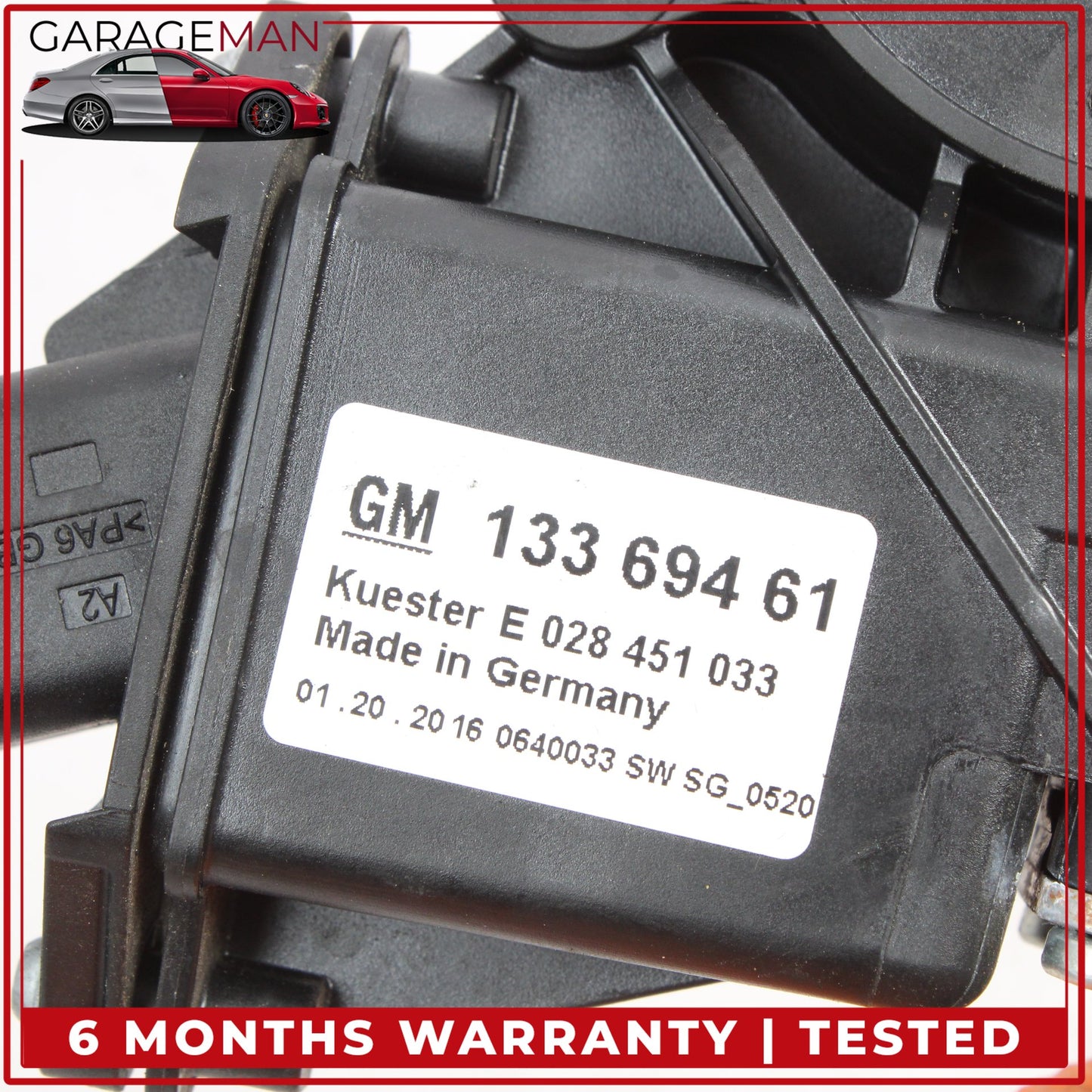 2016-2019 Buick Cascada Front Left Side Window Regulator Motor 13369461 OEM