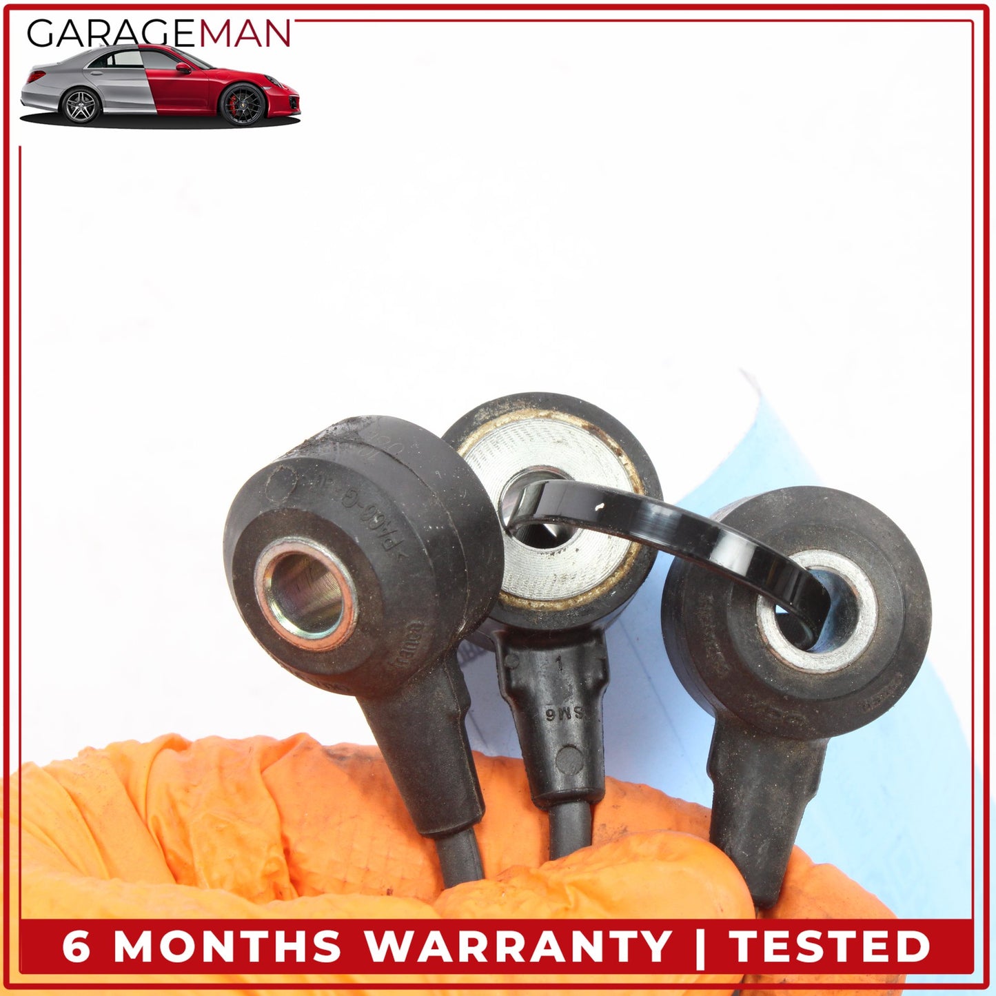 2005-2018 Audi A6 Q3 Q5 A3 A4 Porsche Cayenne Engine Knock Sensor Set of 3 OEM
