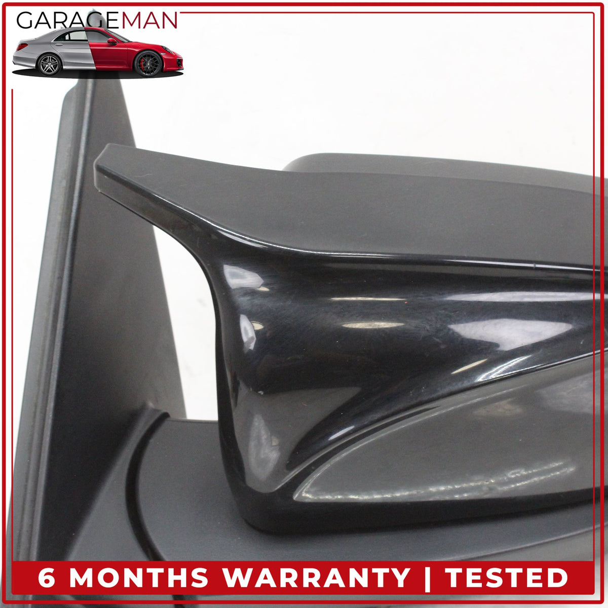 2007-2013 BMW X5 E70 Front Left Driver Side Door Rear View Mirror Black OEM
