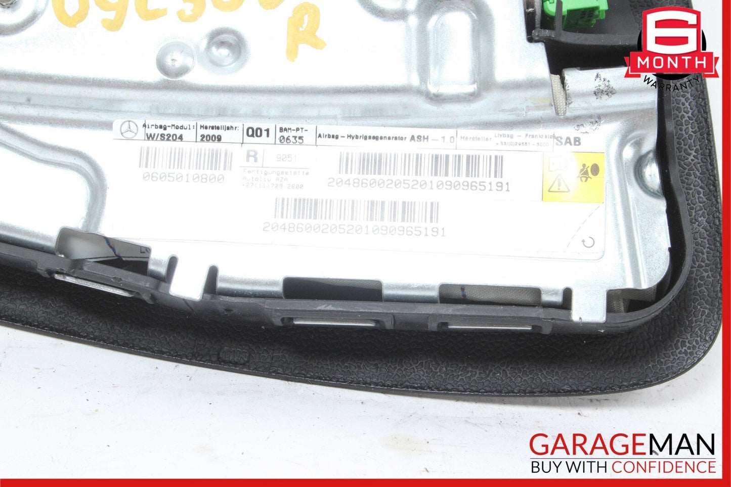 08-15 Mercedes GLK350 C180 C300 Front Right Side Seat Airbag Air Bag SRS OEM