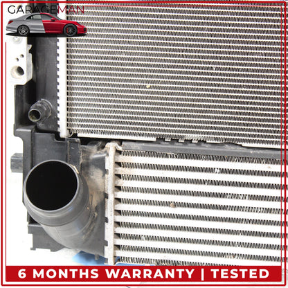 2014-2018 BMW 328d Engine Cooling Radiator AC Condenser Intercooler 7600532