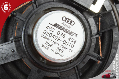 2012-2018 Audi A7 Front Left and Right Side Mid Range Door Speaker 4G0035454