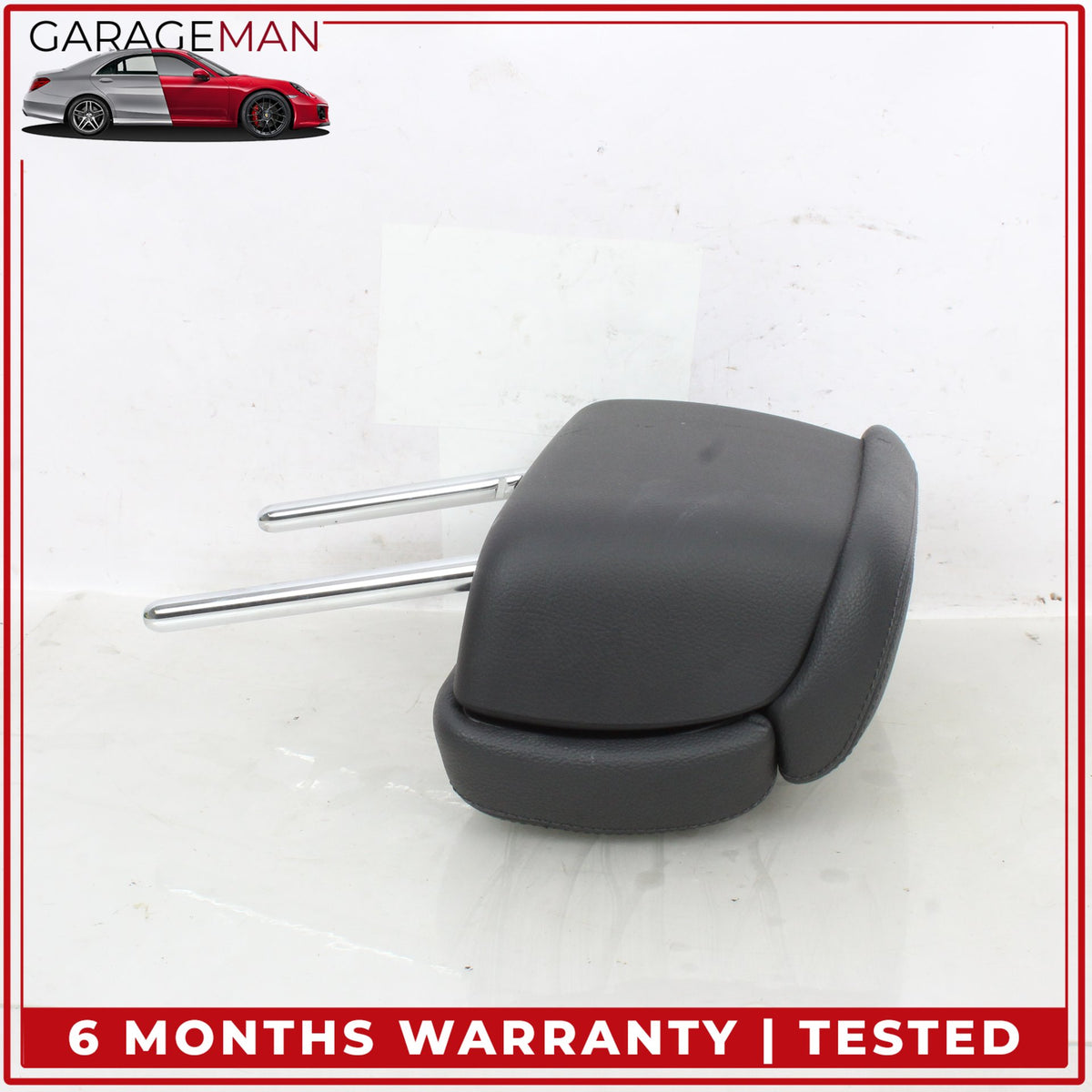 2011-2018 Audi A8 S8 Rear Left and Right Side Seat Headrest Set Black OEM