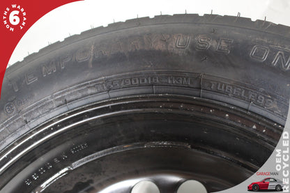 2006-2019 Mercedes W164 ML450 Emergency Spare Tire Wheel Donut Rim 1644000002