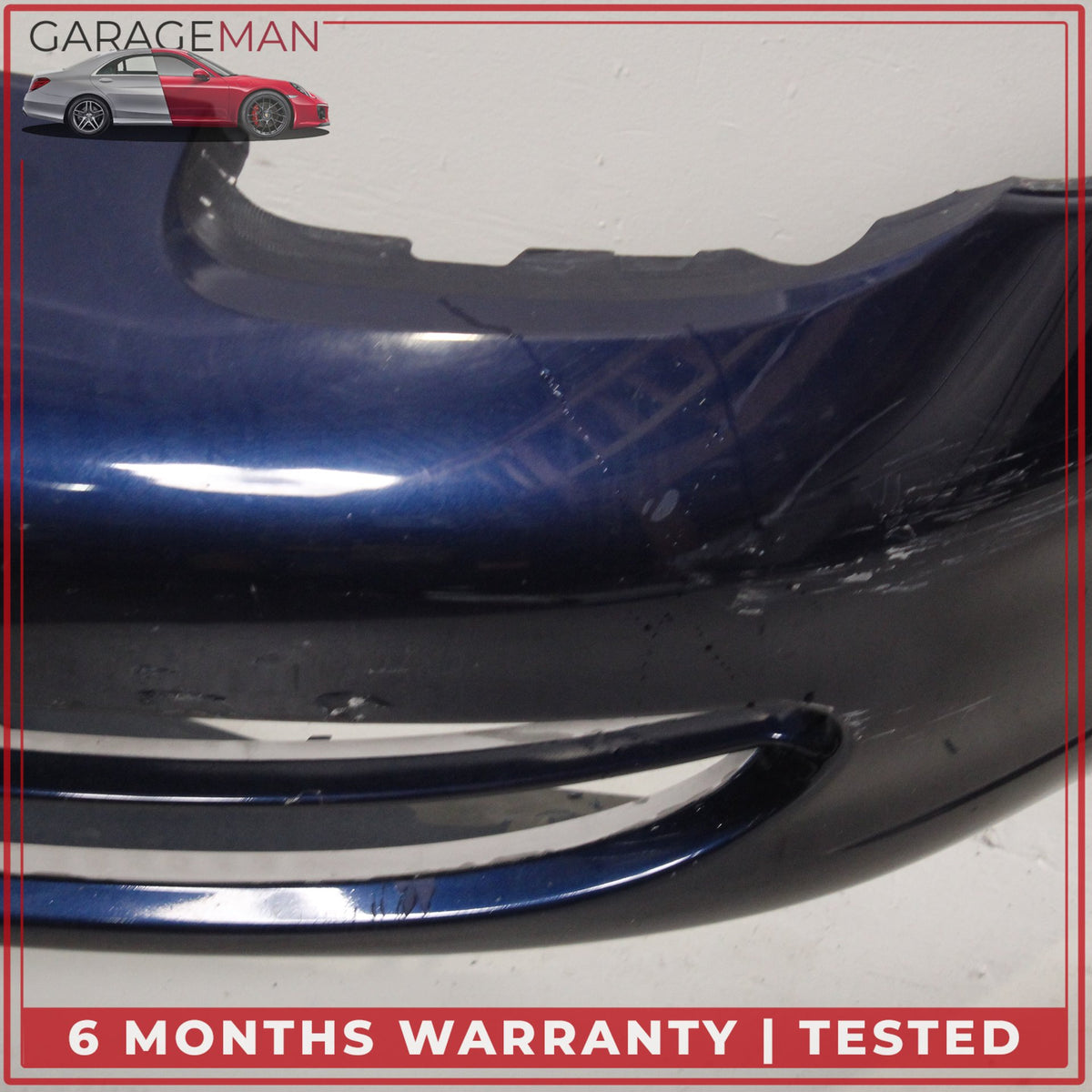 1999-2001 Porsche 911 Carrera 996 Front Bumper Cover Lapis Blue Metallic OEM