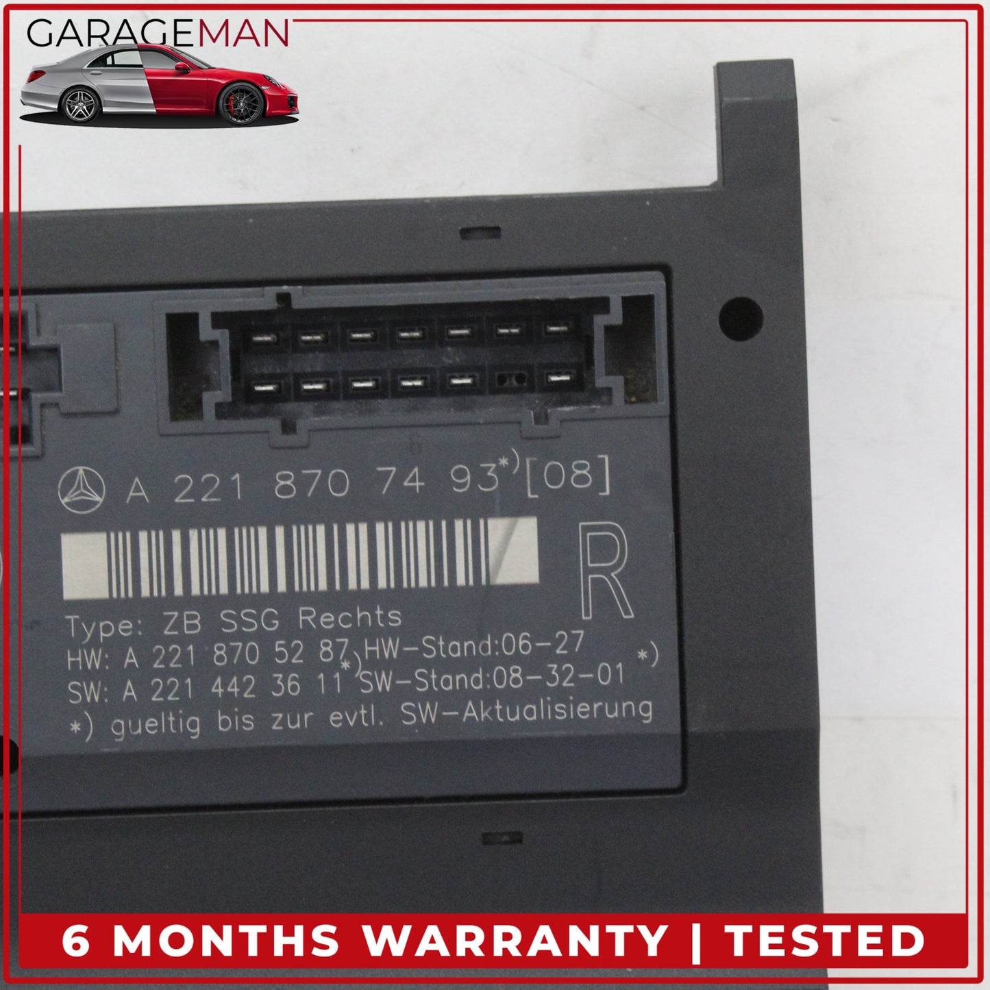 2007-2013 Mercedes W221 S400 Front Right Side Seat Control Module 2218707493 OEM