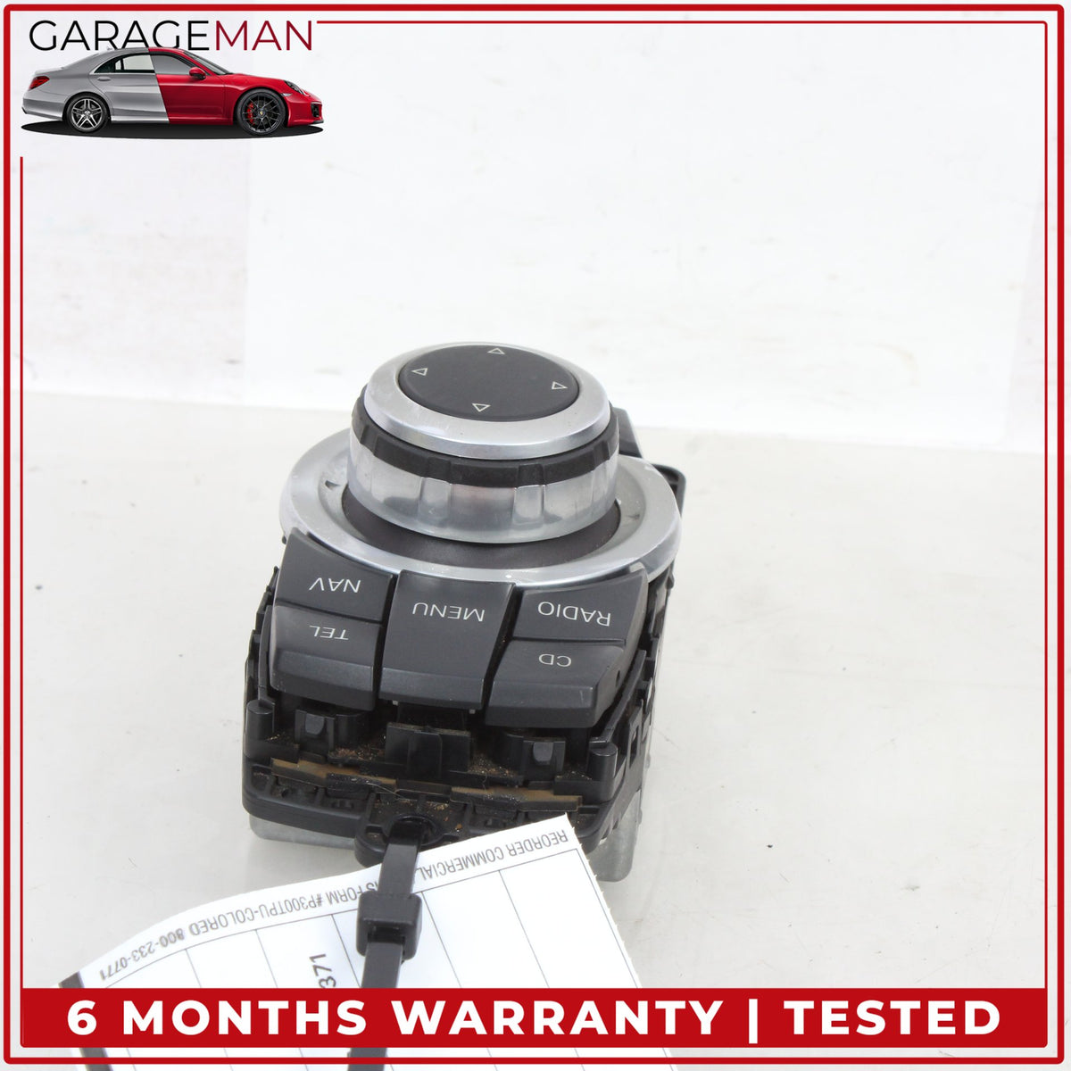 2012-2018 BMW 650i F13 iDrive Multimedia Knob Control Switch 9247891 OEM