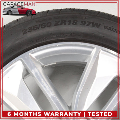 2016-2018 Audi Q3 Front or Rear Side Wheel Rim w/ Kumho Tire 7JX18H2 ET43 OEM