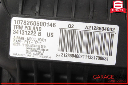 14-16 Mercedes W212 E250 E550 Front Right Side Dashboard Dash Airbag OEM