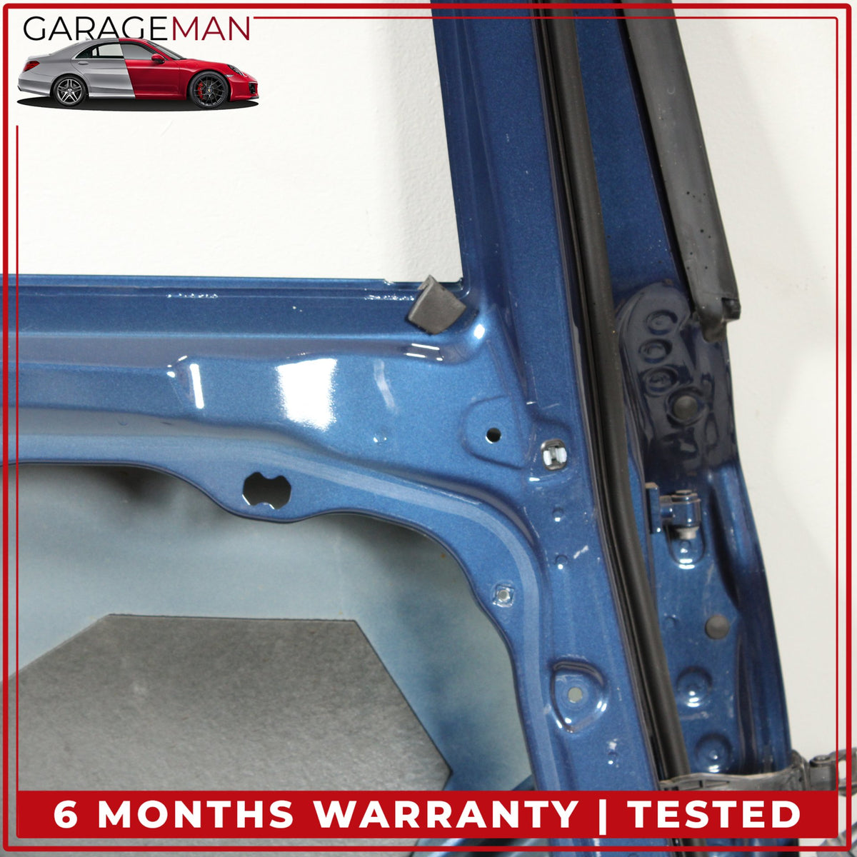 2018-2024 BMW X3 G01 Rear Left Driver Side Door Shell Blue Metallic OEM