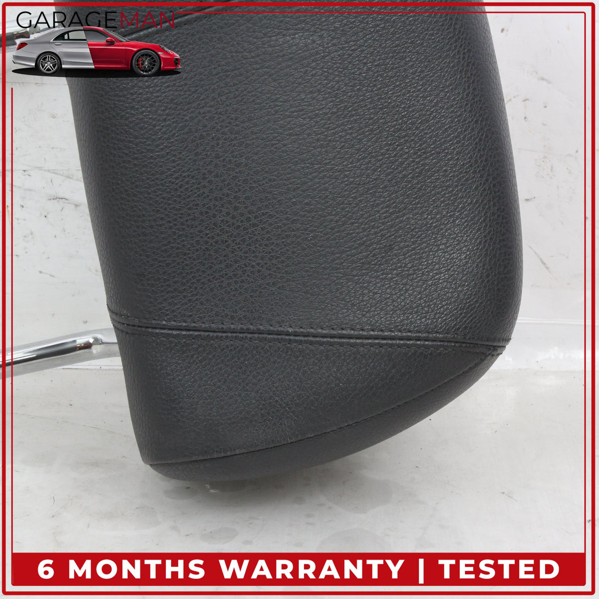 2012-2019 BMW 640i F12 Front Left and Right Side Seat Headrest Set Black OEM