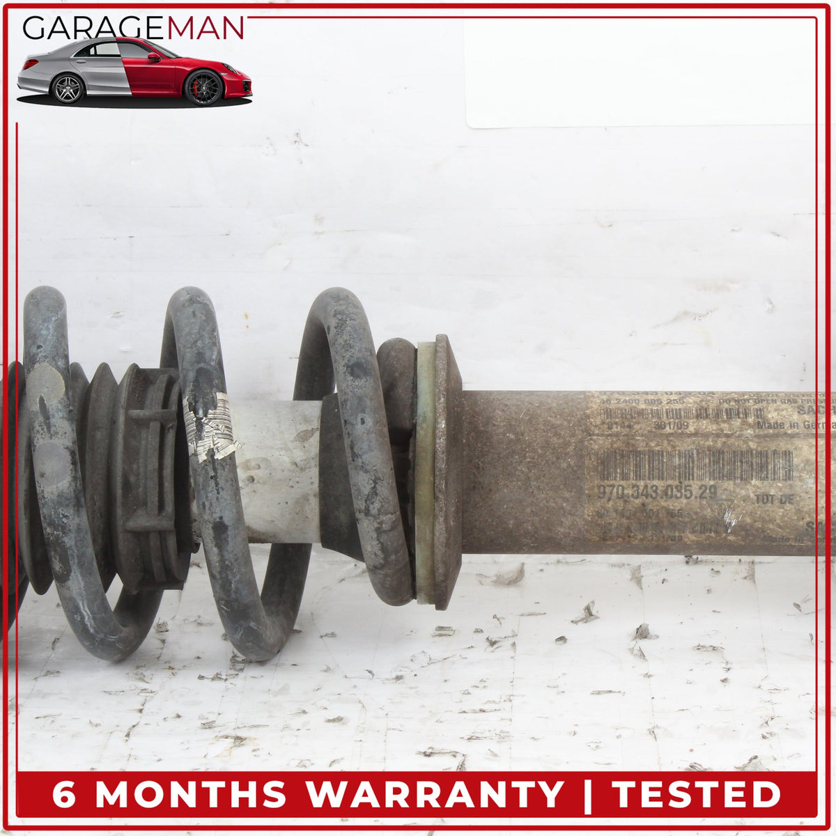 2010-2013 Porsche Panamera 970 Front Side PASM Shock Strut Absorber Set OEM