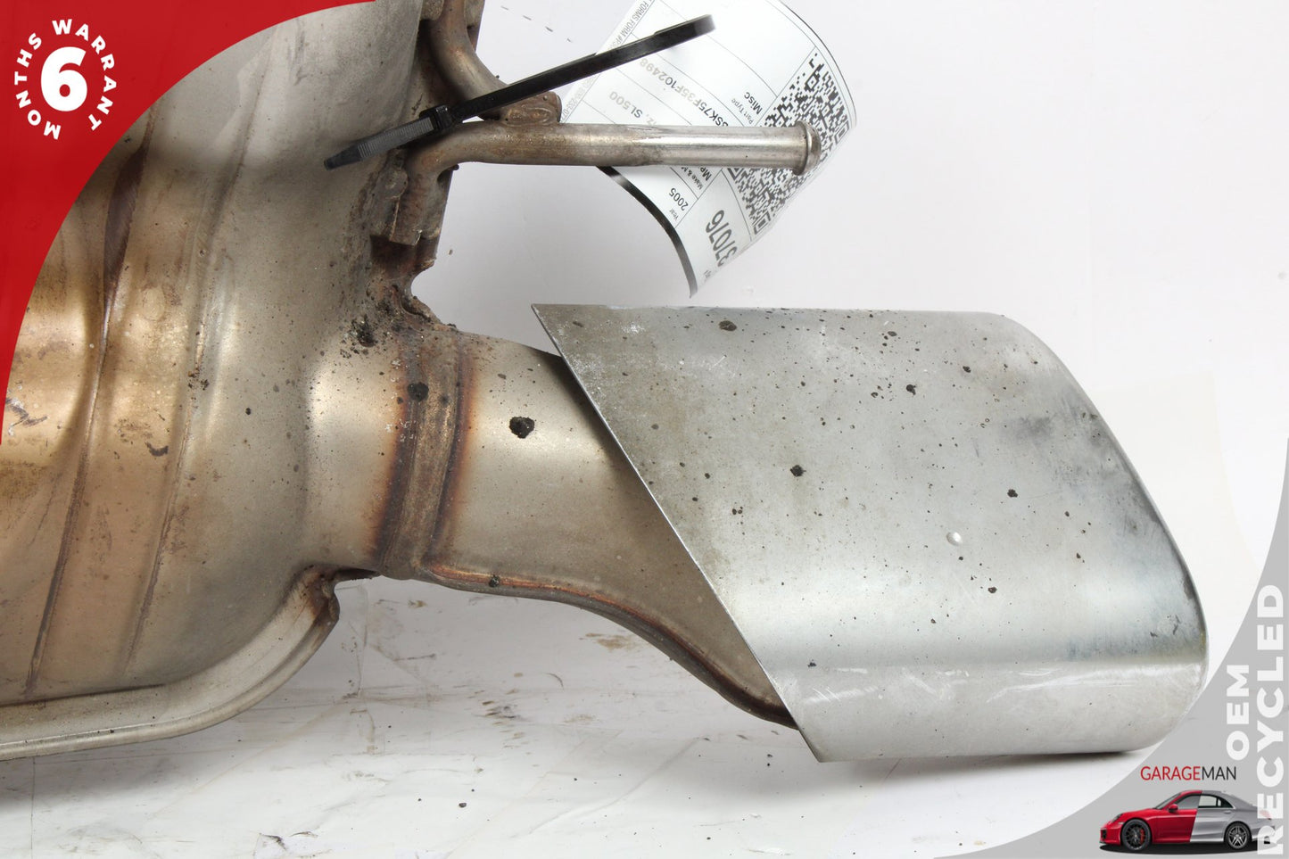 03-06 Mercedes-Benz SL500 R230 Convertible Left Exhaust Muffler Tip 2057651020