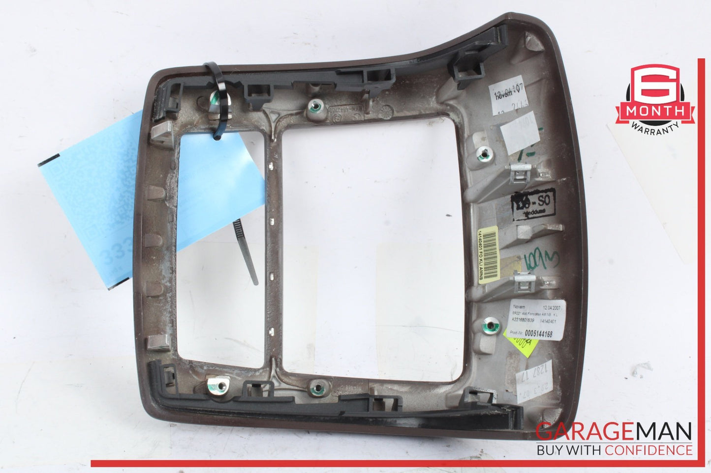 2007-2013 Mercedes-Benz S550 W221 Rear Center Console A/C Air Vent Trim 22168018
