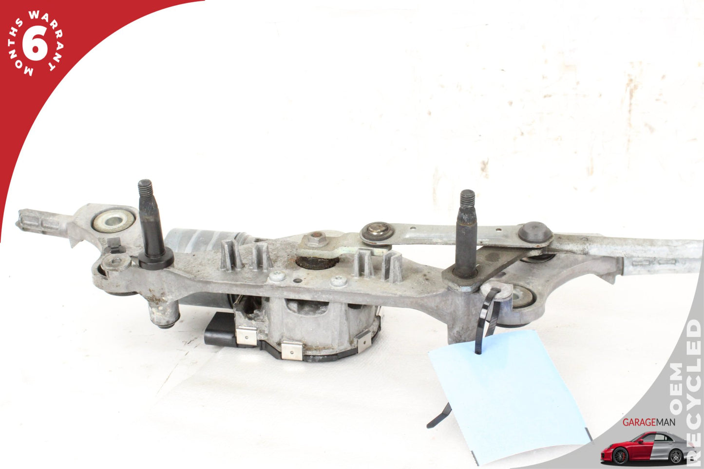 2011-2018 Porsche Cayenne 958 Front Windshield Wiper Linkage w/ Motor OEM