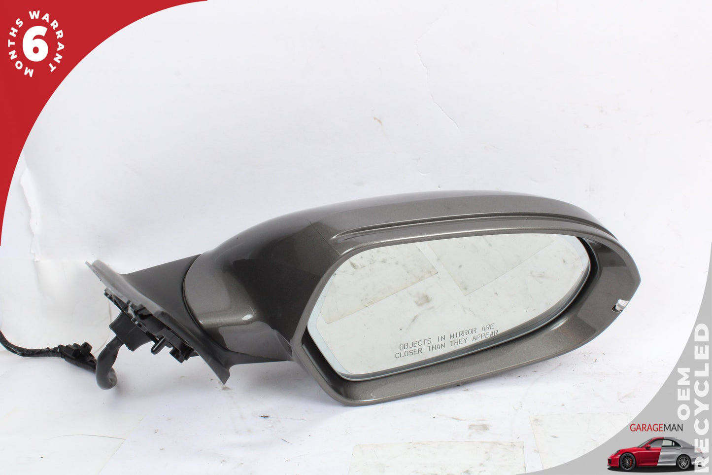 2012-2018 Audi A6 Front Right Side Door Rear View Mirror Brown 4G1857410Q OEM