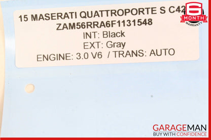 2014-2022 Maserati Quattroporte S Rear Left Side CV Axle Shaft 670104207 OEM