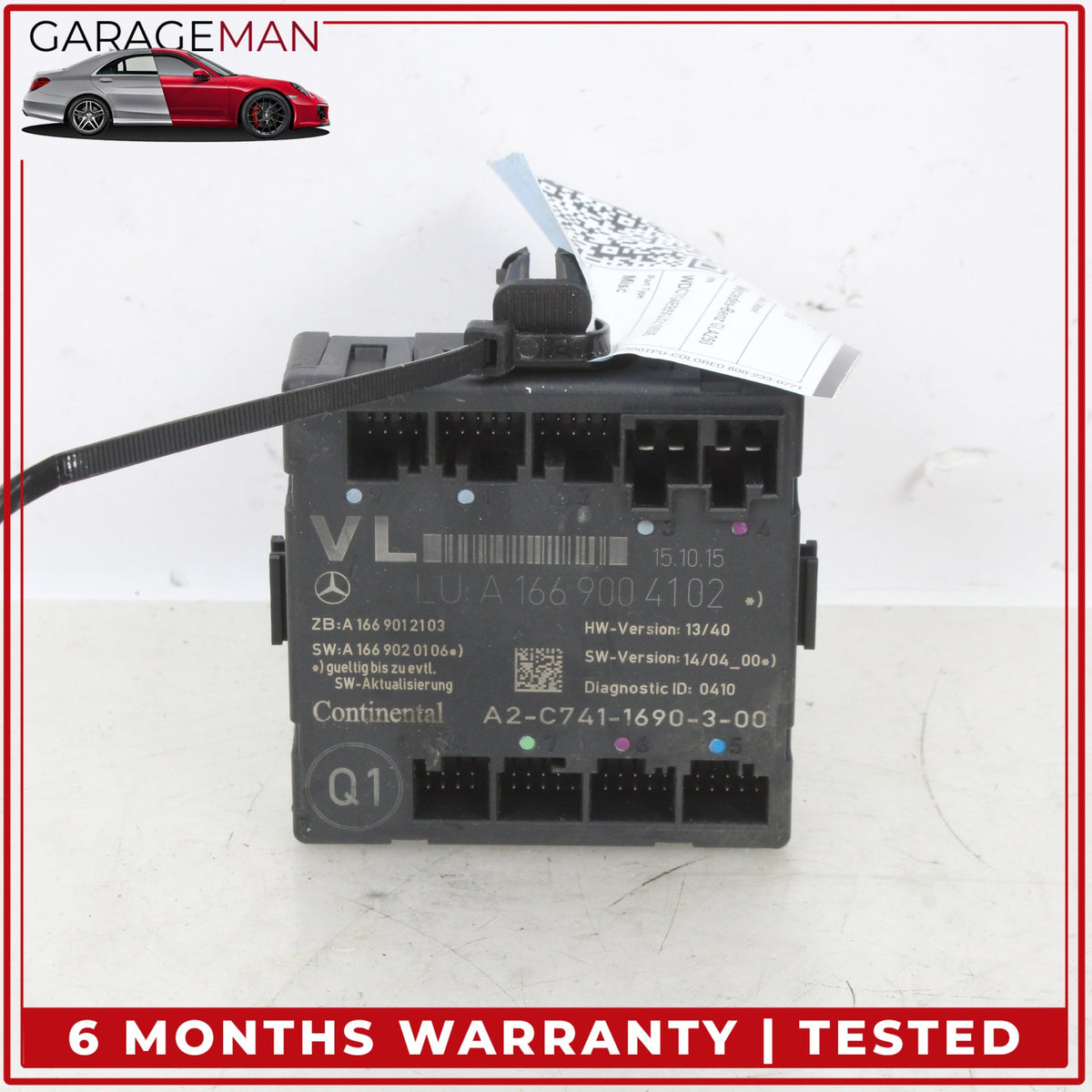 2012-2020 Mercedes X156 GLA250 Front Left Door Control Module 1669004102 OEM