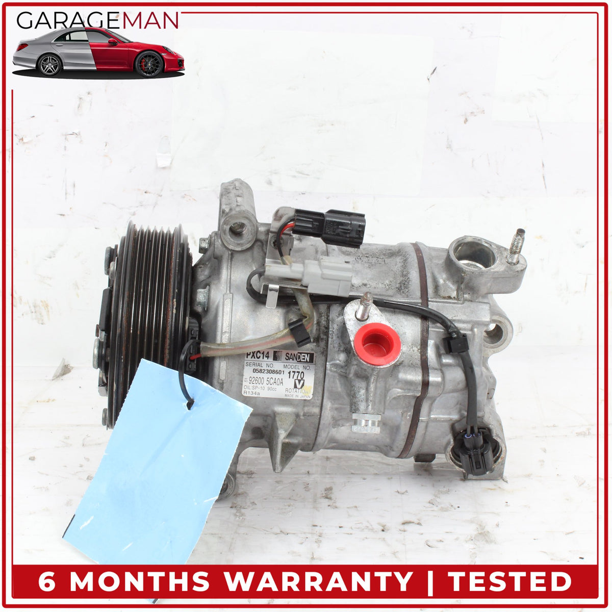 2016-2017 Infiniti Q50 Q60 AC A/C Air Conditioning Compressor 926005CA0A OEM