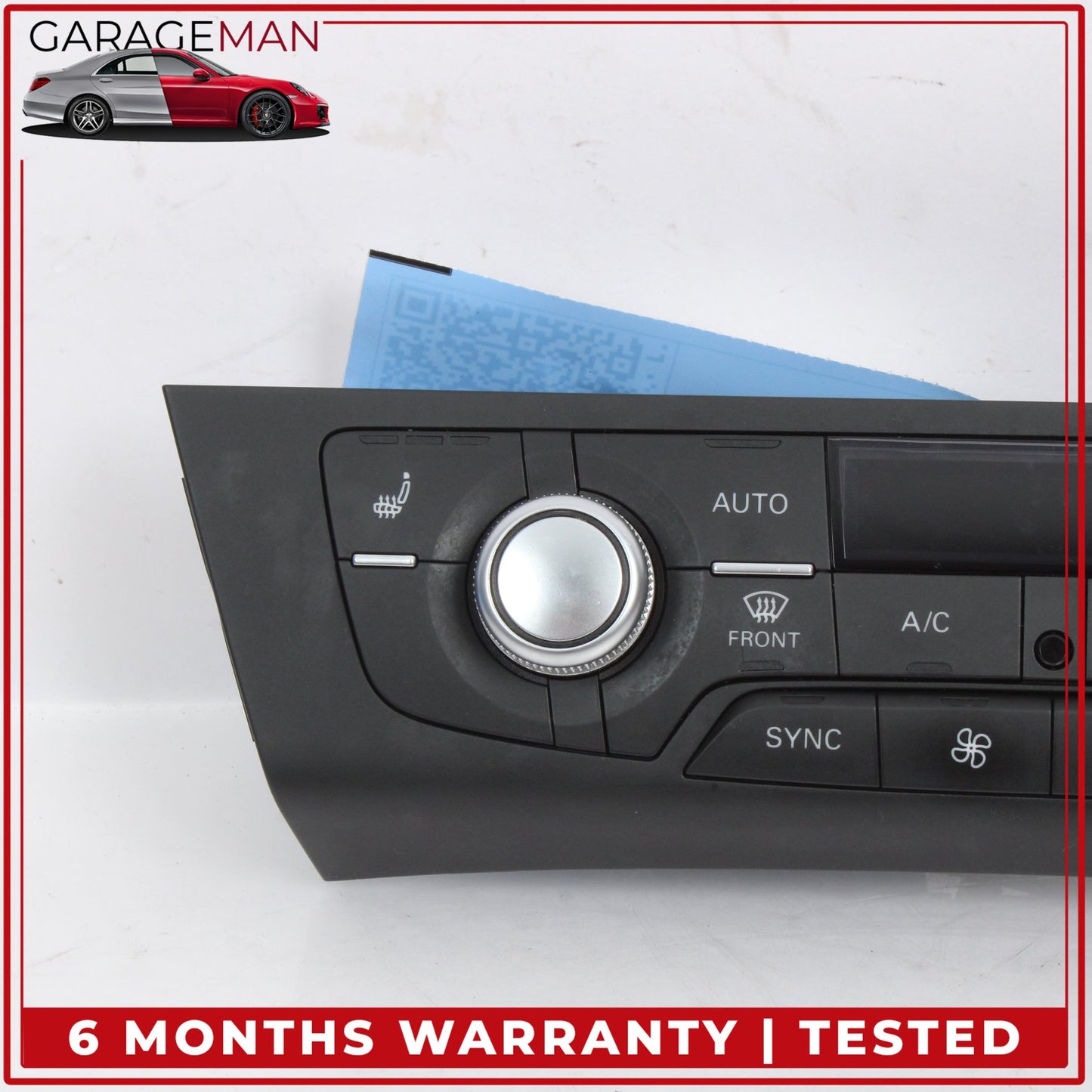 2016-2018 Audi A6 A7 Front AC Temperature Climate Control Panel 4G0820043BL OEM