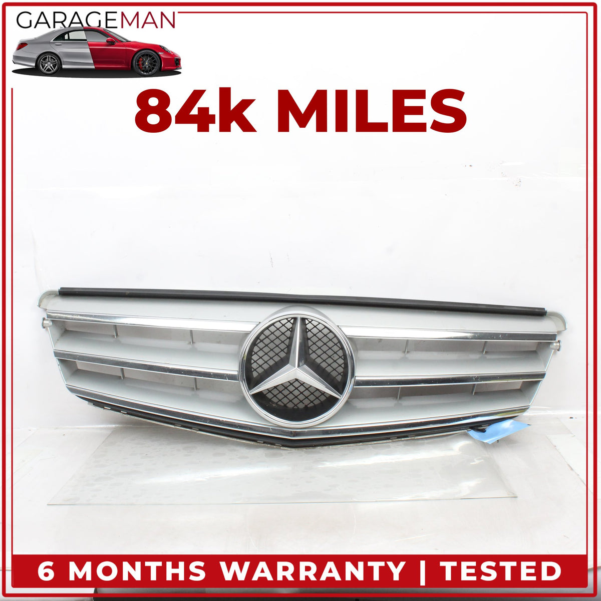 2008-2014 Mercedes W204 C300 C250 C350 Front Hood Radiator Grille 2078880260 OEM