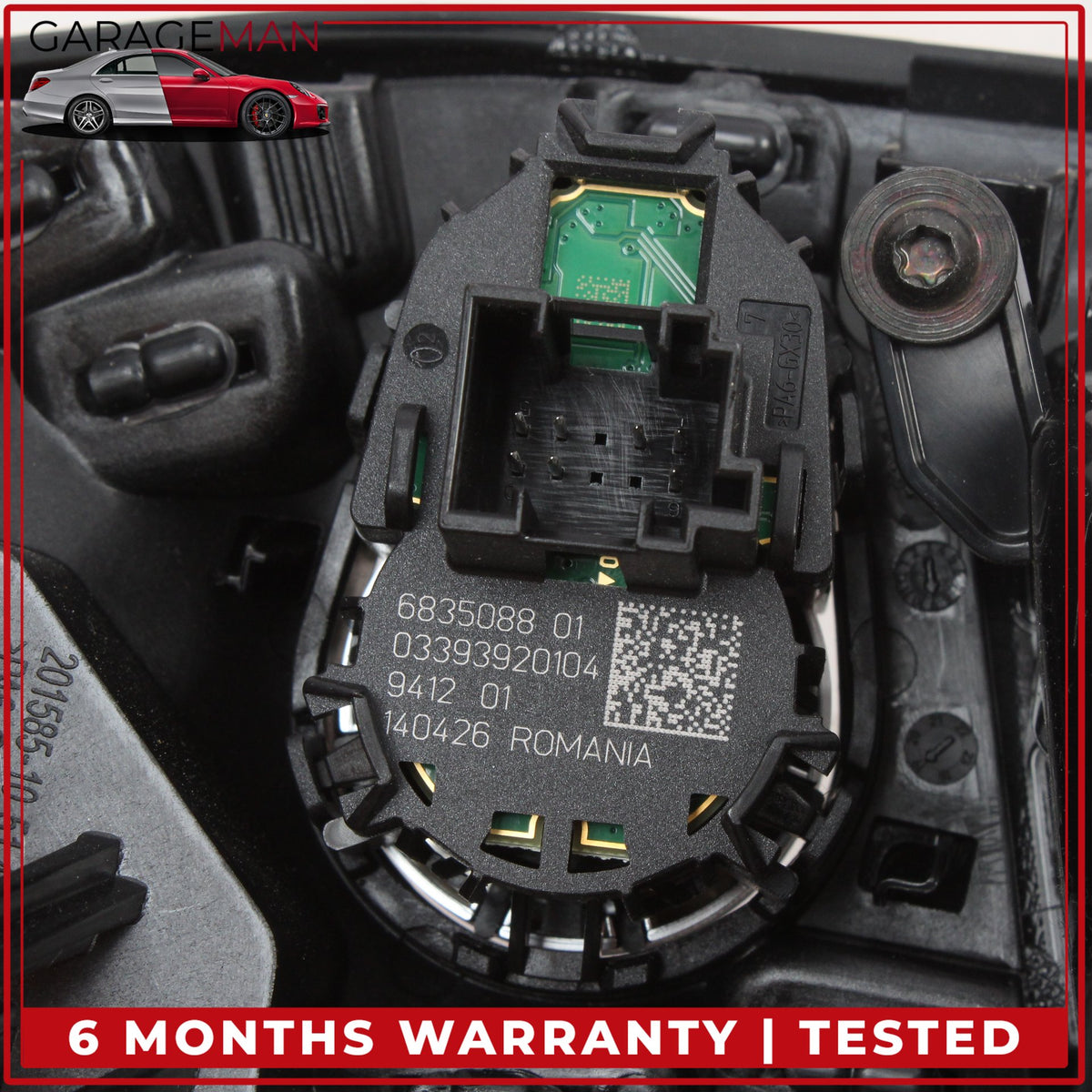 2017-2023 BMW 530e Dashboard AC Air Vent w/ Engine Start Hazard Light Switch OEM