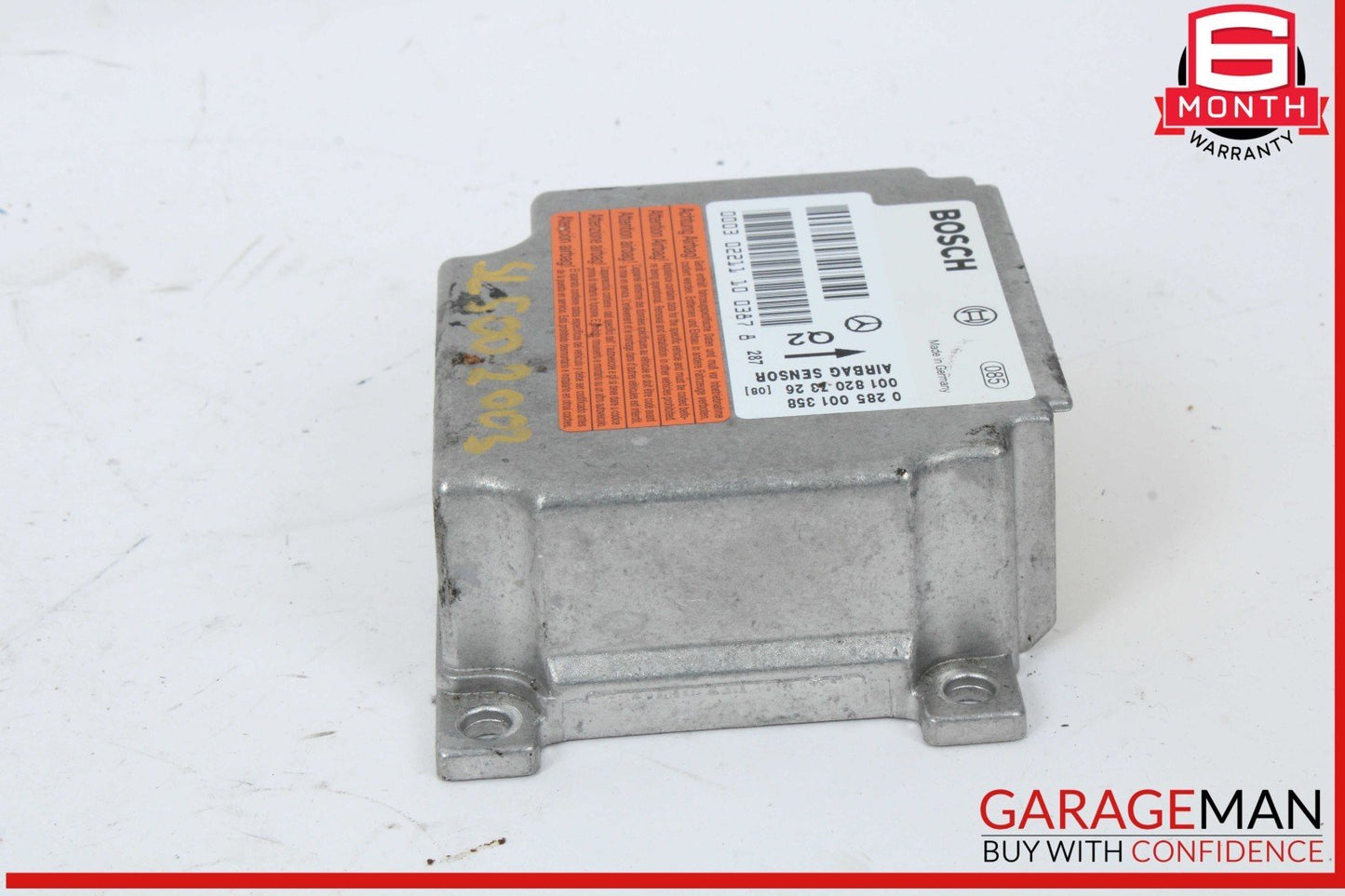03-06 Mercedes R230 SL500 SL55 AMG Airbag Air Bag Sensor SRS Control Module OEM