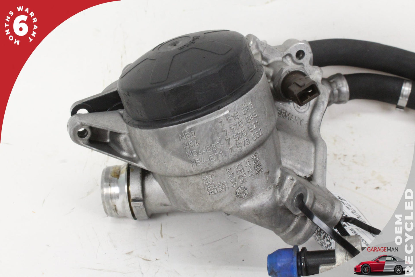 2007-2013 BMW 335is 135i 535i 3.0L Engine Oil Filter Housing Cooler 7516383 OEM