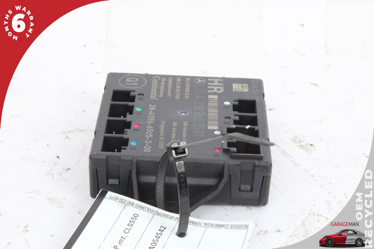 2008-2018 Mercedes W218 CLS550 Rear Right Passenger Side Door Control Module OEM