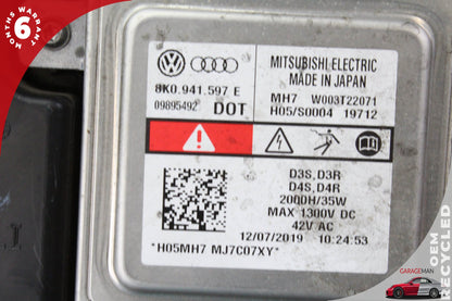 2012-2015 Audi A6 S6 Front Left Side Xenon Head Light Lamp Tinted 4G0941005E OEM