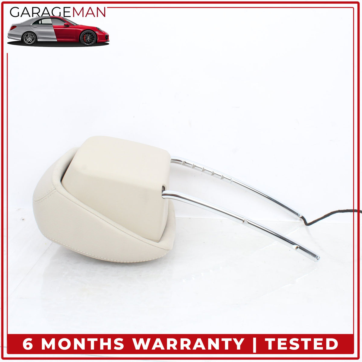 2010-2017 Mercedes C207 E400 Coupe Front Left and Right Seat Headrest Beige OEM